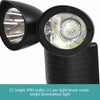22 LED Solar Powered Dual Light Flood Lamp Security PIR Motion Sensor Outdoor Deals499