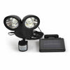 22 LED Solar Powered Dual Light Flood Lamp Security PIR Motion Sensor Outdoor Deals499