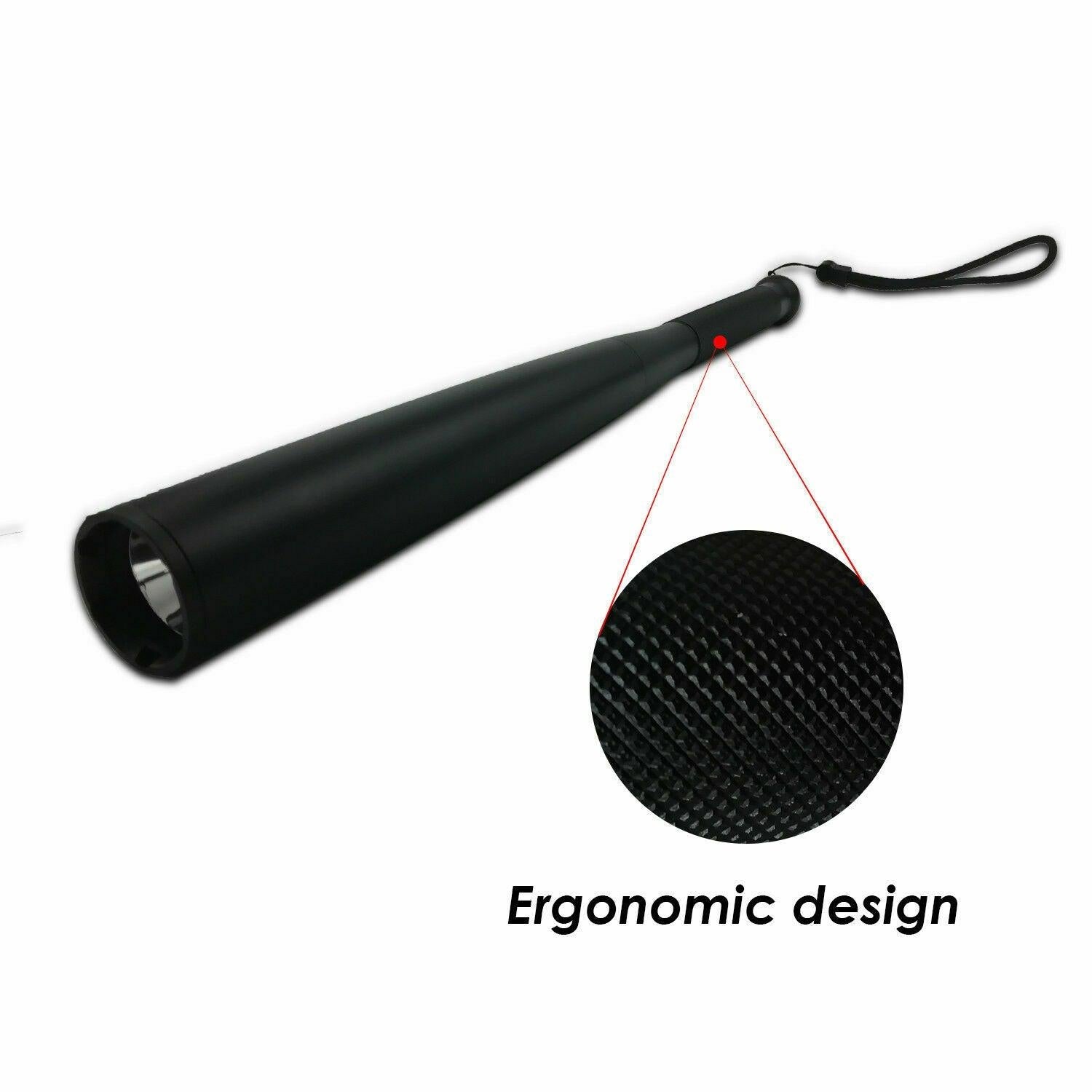 49cm Baseball Bat LED Flashlight Bright Baton Torch Emergency Security Tool Deals499