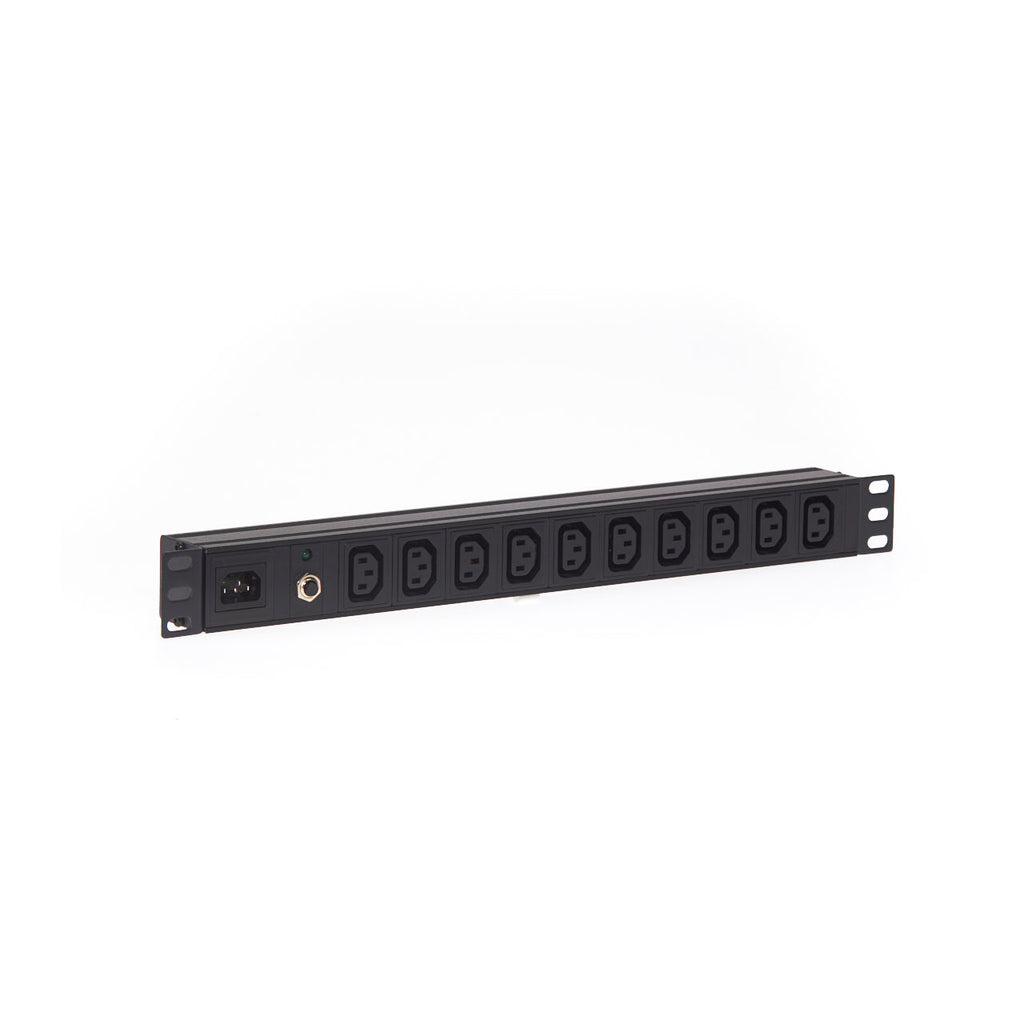 1RU 10 Way C13 Outlet Horizontal PDU Rack Mount Power Rail 10A Deals499