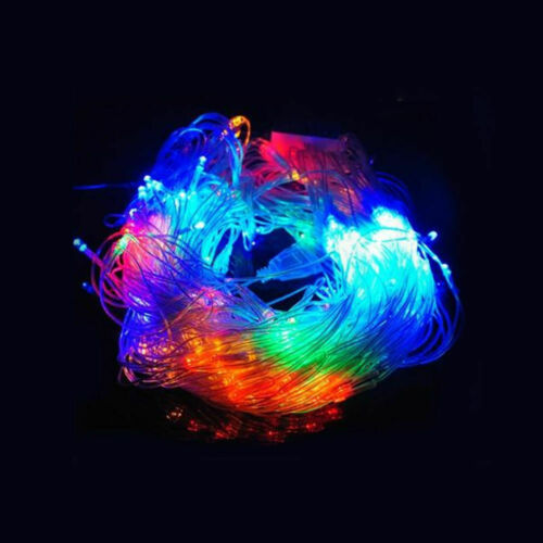 320LED Fairy Lights Net Mesh Curtain Wedding Party XMAS Tree D?cor Multi Colour Deals499