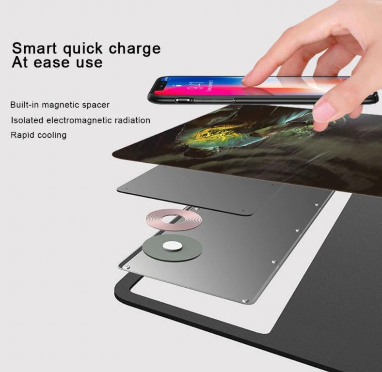 Wireless Qi Charging Extra Large Mousepad Deals499