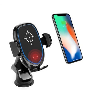 Qi Wireless Car Charger Phone Holder Black Deals499