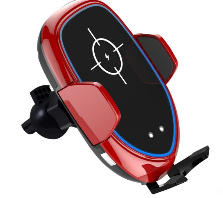 Qi Wireless Car Charger Phone Holder Red Deals499