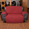 2 Seater Sofa Covers Quilted Couch Lounge Protectors Slipcovers Burgundy Deals499
