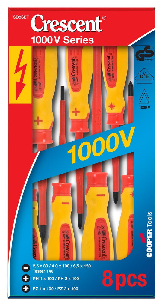 Crescent | Insulated Electrical Screwdriver Set 8 Piece Deals499