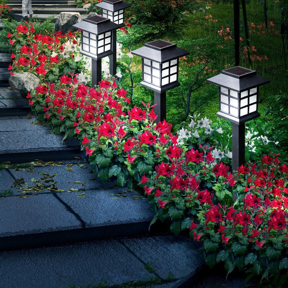 6x LED Solar Power Garden Landscape Path Lawn Lights Yard Lamp Outdoor Lighting Deals499