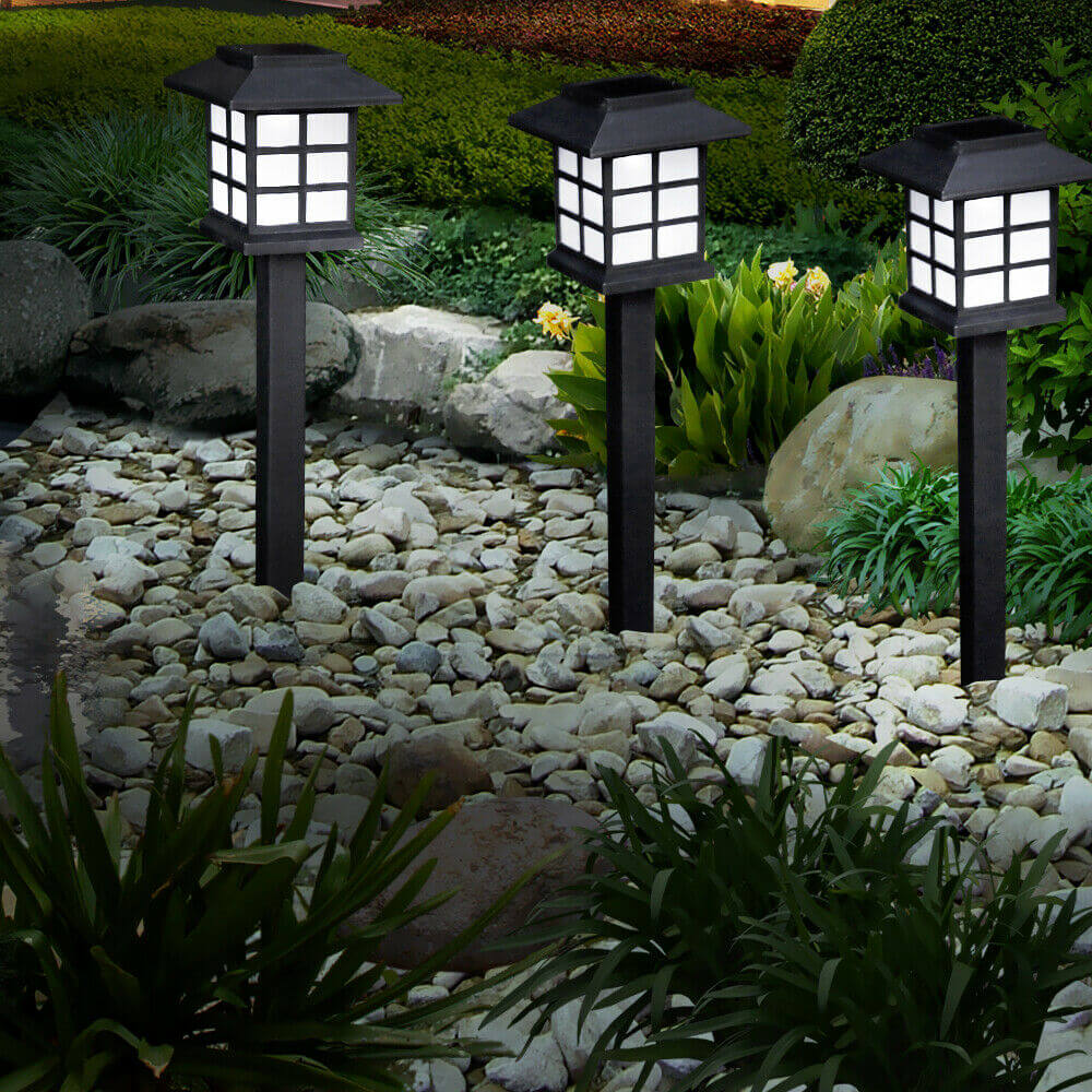 6x LED Solar Power Garden Landscape Path Lawn Lights Yard Lamp Outdoor Lighting Deals499
