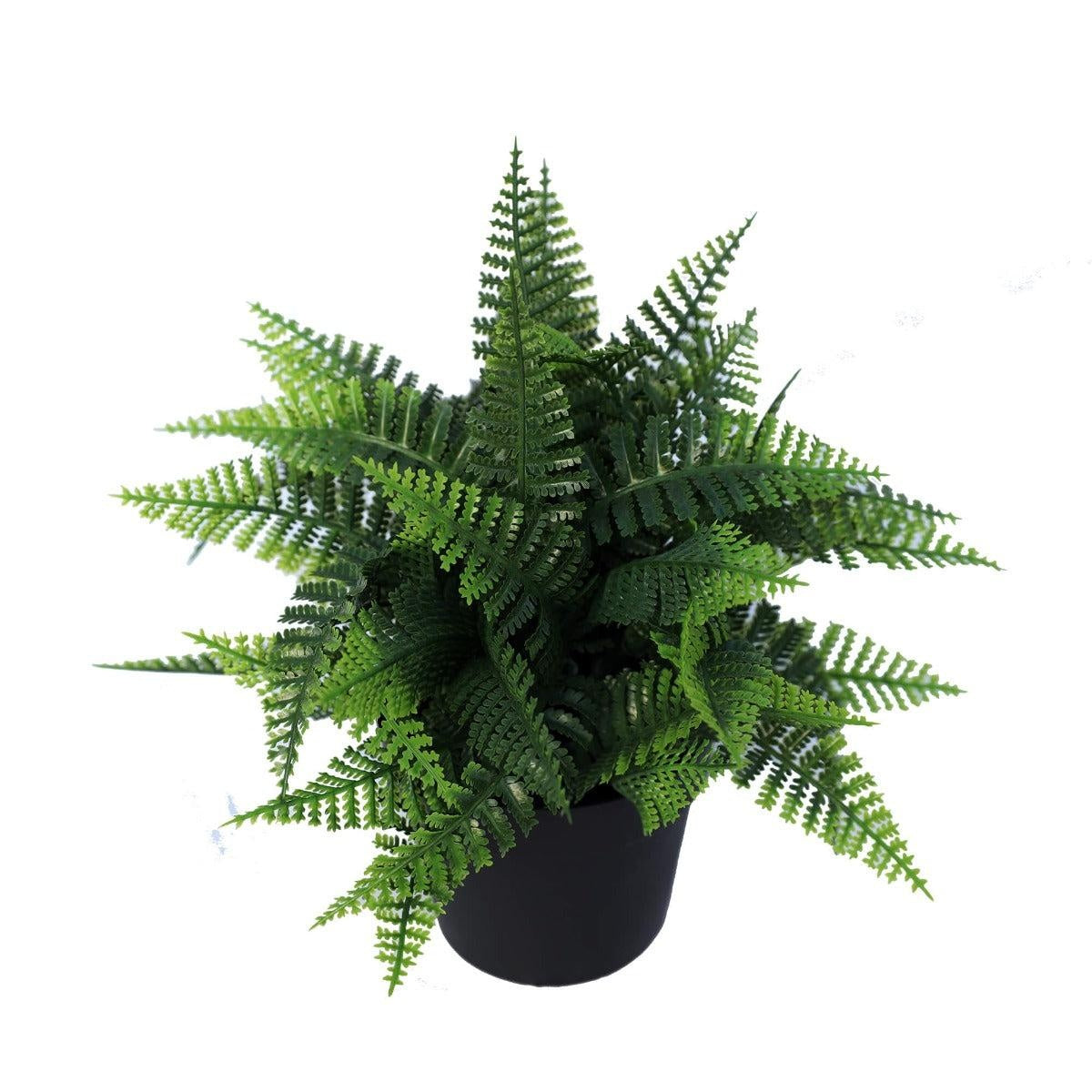 Small Potted Artificial Persa Boston Fern Plant UV Resistant 20cm Deals499