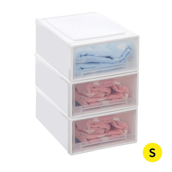 Storage Drawers Set Cabinet Tool Organiser Box  Drawer Plastic Stackable S Deals499