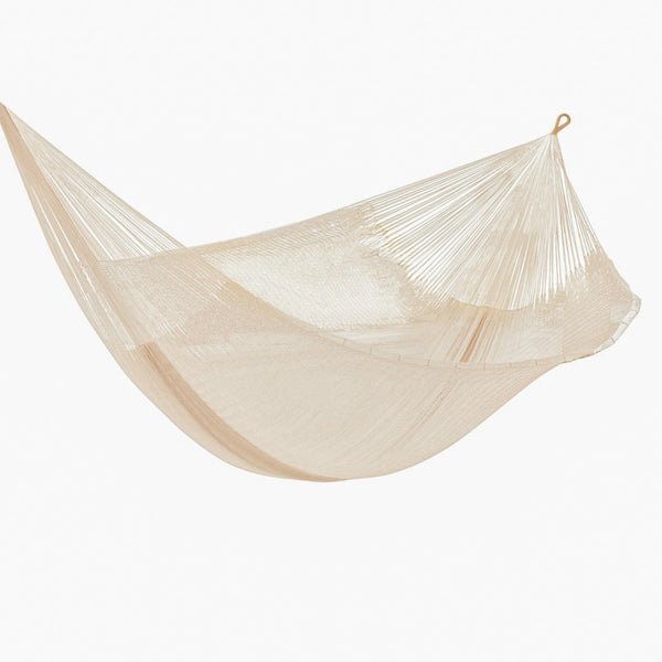 Mayan Legacy King Size Super Nylon Mexican Hammock in Cream Colour Deals499