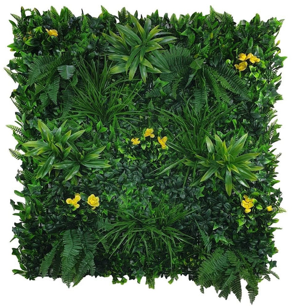 Yellow Rose Vertical Garden / Green Wall UV Resistant 100cm x 100cm Deals499