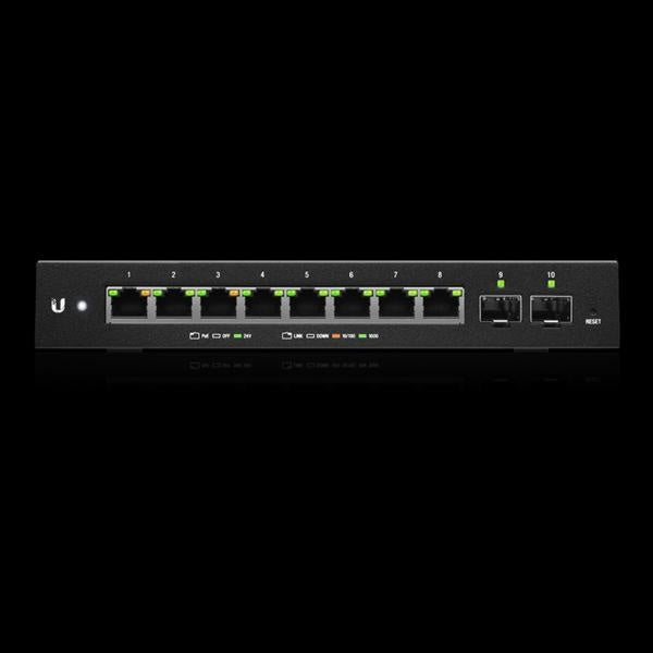 Ubiquiti EdgeSwitch 10XP Gigabit Switch | with 8x 1Gbps Ethernert, 24V PoE and 2x 1Gbps SFP Deals499