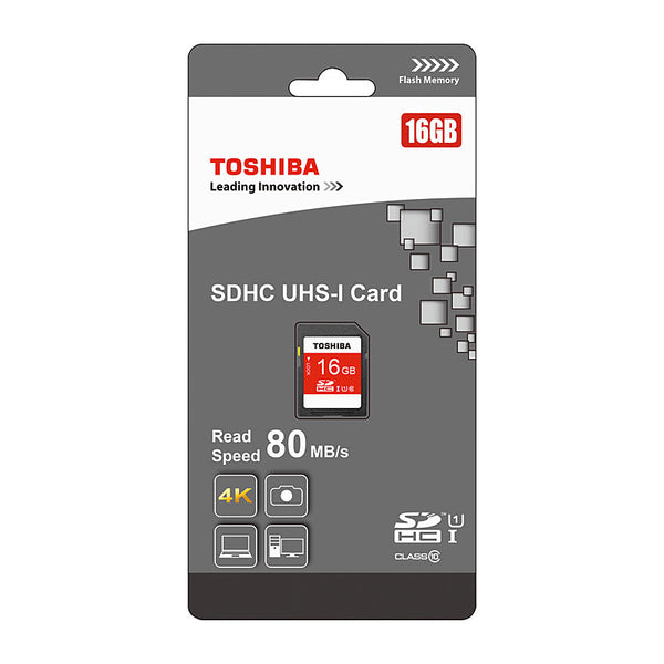 TOSHIBA 16GB SDHC USH-1 Card TOSHIBA