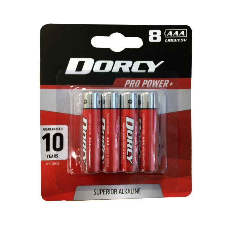 DORCY 8AAA Alkaline Batteries DORCY