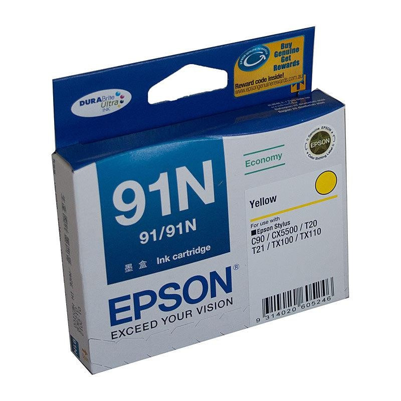 EPSON 91N Yellow Ink Cartridge EPSON