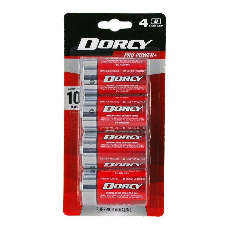 DORCY 4D Alkaline Batteries DORCY