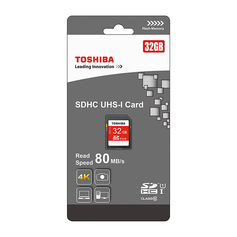 TOSHIBA 32GB SDHC USH-1 Card TOSHIBA