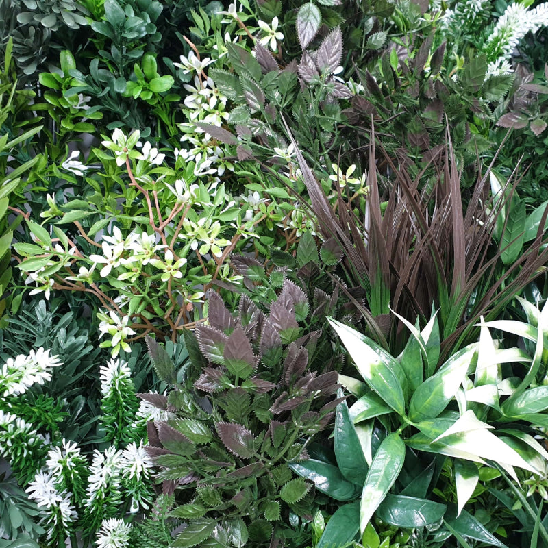 White Lush Lavender Field Vertical Garden / Green Wall UV Resistant 90cm x 90cm Deals499