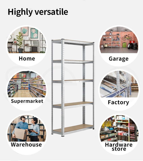1.8x0.9M Warehouse Shelving Racking Steel Pallet Garage Shelves Storage Rack Deals499