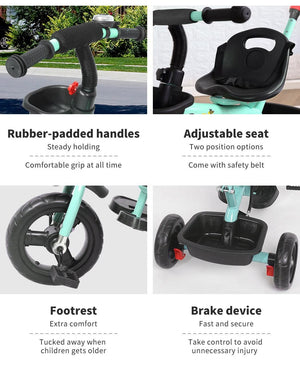 BoPeep Baby Walker Kids Tricycle Ride On Trike Bike Toddler Balance Bicycle Deals499